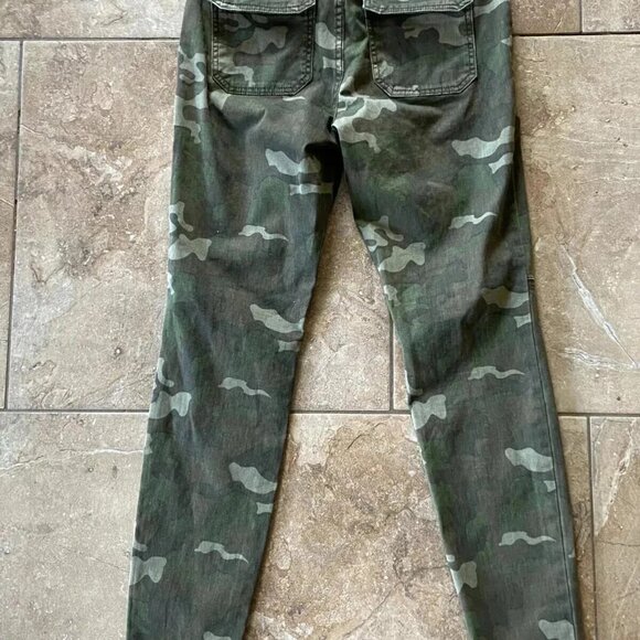 William Rast Jane Skinny Camo Cargo Pants Jeans Size 27 x 30 - Picture 5 of 11